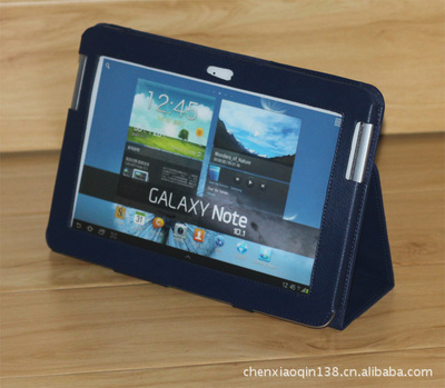 三星N8000皮套 專(zhuān)為Galaxy Note 10.1設(shè)計(jì)的荔枝紋支架款選購(gòu)指南